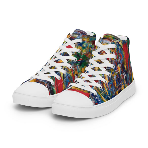 womens-high-top-canvas-shoes-white-left-front-6867ef456c37f.jpg Rebirth - Women’s High Top Canvas Shoes