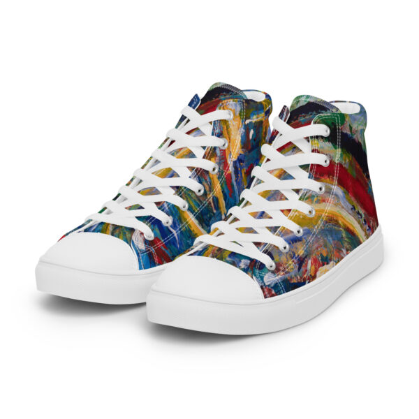womens-high-top-canvas-shoes-white-left-front-6868056a2193d.jpg Rebirth Wave - Women’s High Top Canvas Shoes