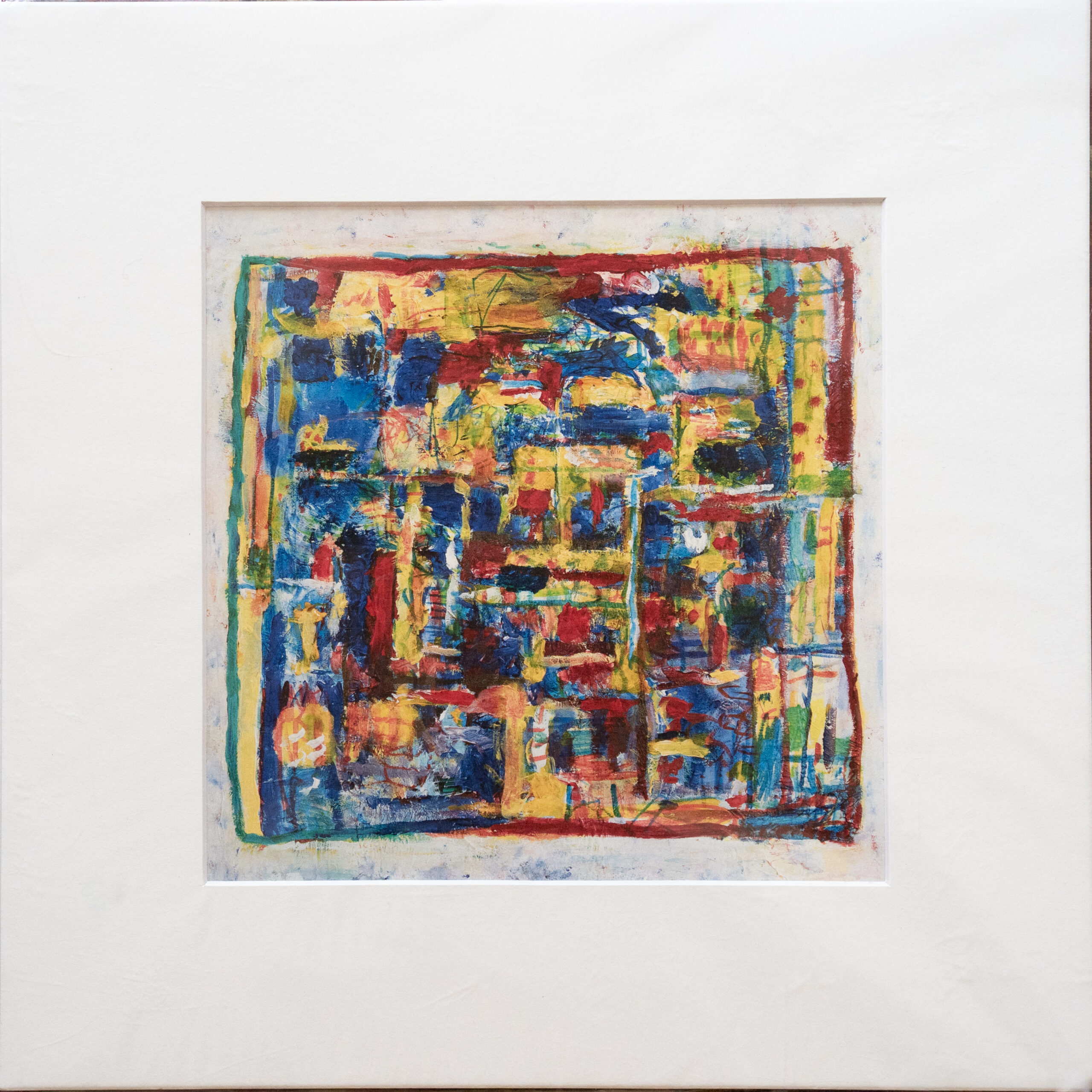 Home Matted Art Print