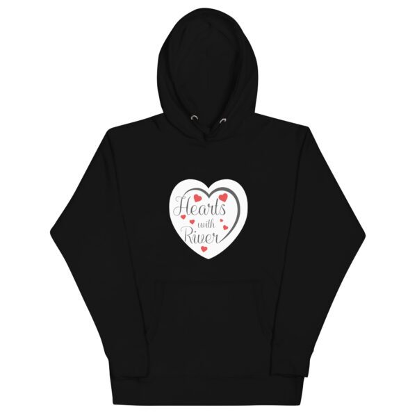 Hearts With River Logo - Unisex Hoodie