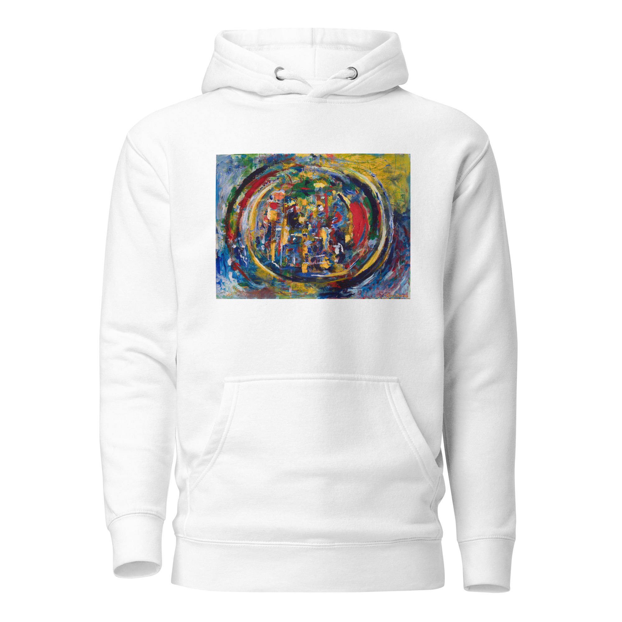 Hearts With River - Women's Crop Hoodie
