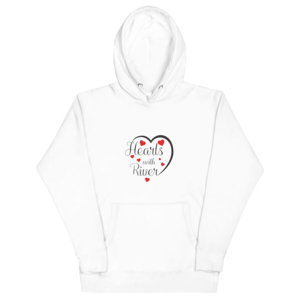 Hearts With River Logo - Unisex Hoodie