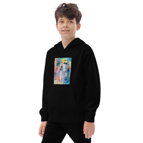 kids-fleece-hoodie-black-left-front-696a61e1e94a7.jpg My Story - Kids fleece hoodie