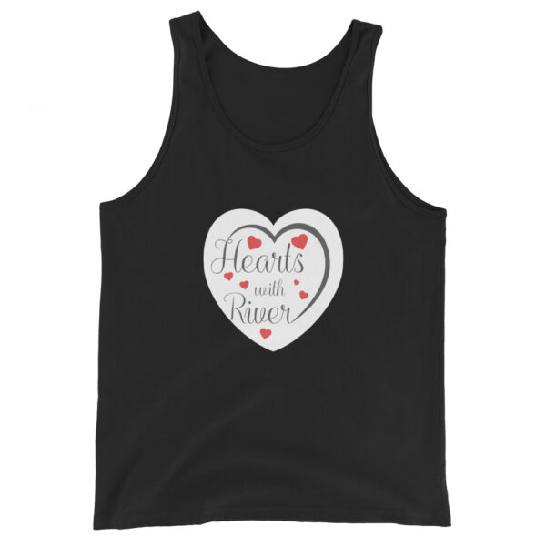 mens-staple-tank-top-black-front-6966b85030493.jpg Hearts With River Logo - Men's Tank Top