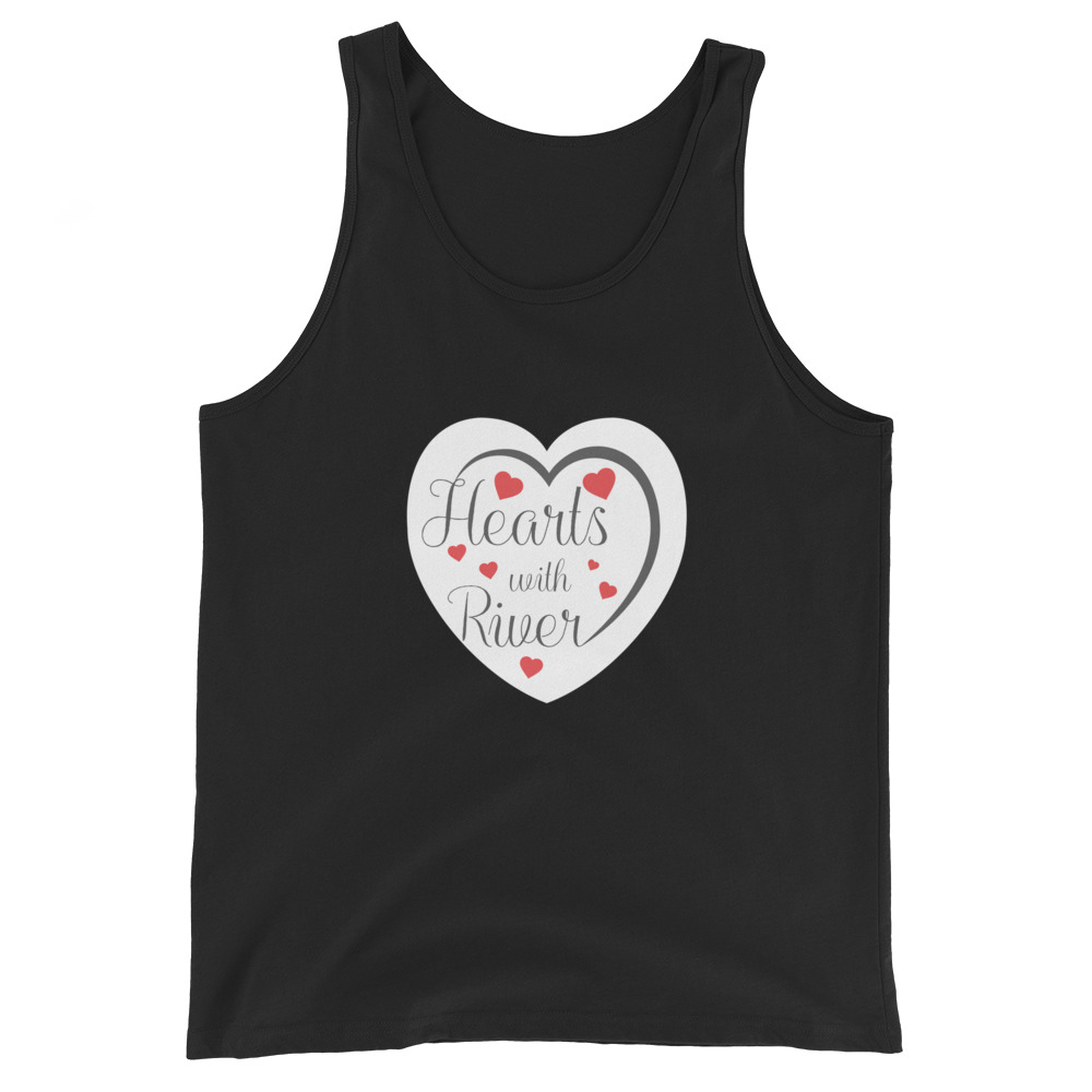 Hearts With River Logo - Men's Tank Top