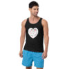 mens-staple-tank-top-black-front-6966b850316a5.jpg Hearts With River Logo - Men's Tank Top