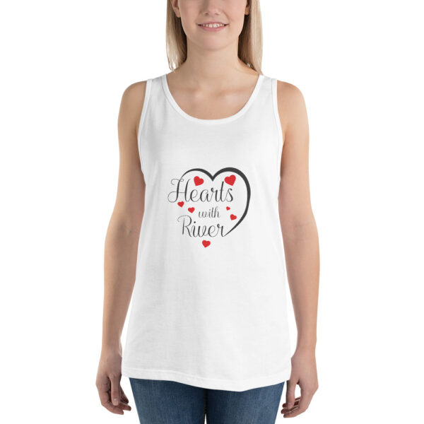 mens-staple-tank-top-white-front-6966b85031d81.jpg Hearts With River Logo - Men's Tank Top
