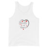 mens-staple-tank-top-white-front-6966b8503224d.jpg Hearts With River Logo - Men's Tank Top