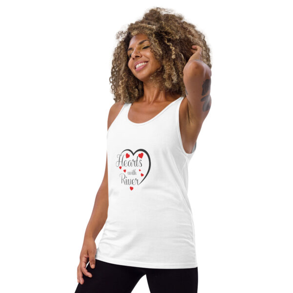 mens-staple-tank-top-white-left-front-6966b85031bbe.jpg Hearts With River Logo - Men's Tank Top