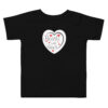 toddler-staple-tee-black-front-696975ca80c7c.jpg Hearts With River Logo - Toddler Short Sleeve Tee