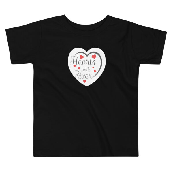toddler-staple-tee-black-front-696975ca816d0.jpg Hearts With River Logo - Toddler Short Sleeve Tee