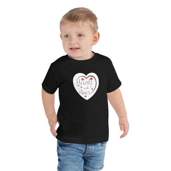 toddler-staple-tee-black-front-696975ca819b1.jpg Hearts With River Logo - Toddler Short Sleeve Tee