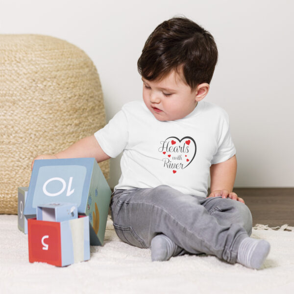 toddler-staple-tee-white-front-696975ca81b1b.jpg Hearts With River Logo - Toddler Short Sleeve Tee