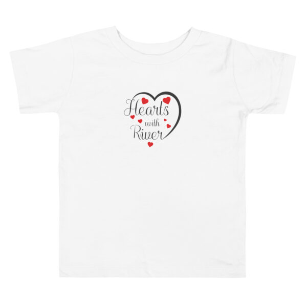 toddler-staple-tee-white-front-696975ca822bd.jpg Hearts With River Logo - Toddler Short Sleeve Tee