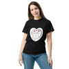 unisex-classic-tee-black-front-6966c3ae4a868.jpg Hearts With River Logo - Unisex Classic T-shirt