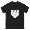 unisex-classic-tee-black-front-6966c3ae5ad3e.jpg Hearts With River Logo - Unisex Classic T-shirt