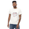 unisex-classic-tee-white-front-2-6966c3ae538aa.jpg Hearts With River Logo - Unisex Classic T-shirt