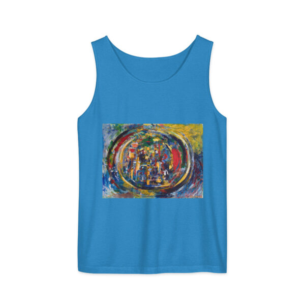 unisex-garment-dyed-tank-top-royal-caribe-front-6966b30598cdf.jpg Rebirth - Unisex Garment-Dyed Tank Top