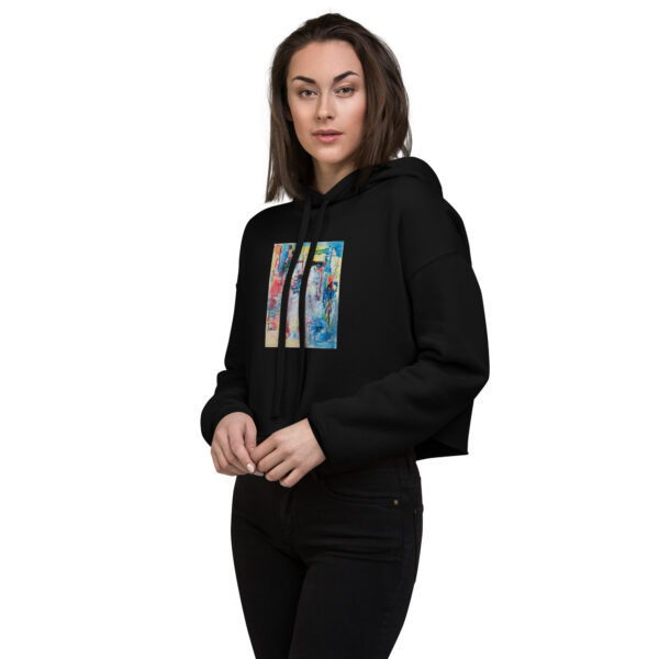 womens-cropped-hoodie-black-left-front-6967a22e257c9.jpg My Story - Women's Crop Hoodie
