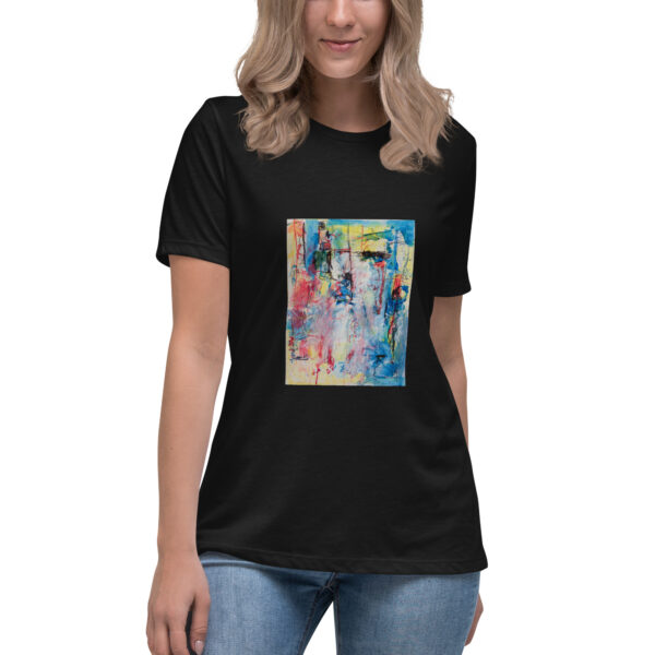 womens-relaxed-t-shirt-black-front-6966a476678b3.jpg My Story - Women's Relaxed T-Shirt