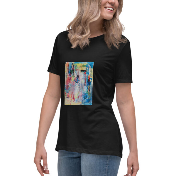 womens-relaxed-t-shirt-black-left-front-6966a476672e6.jpg My Story - Women's Relaxed T-Shirt