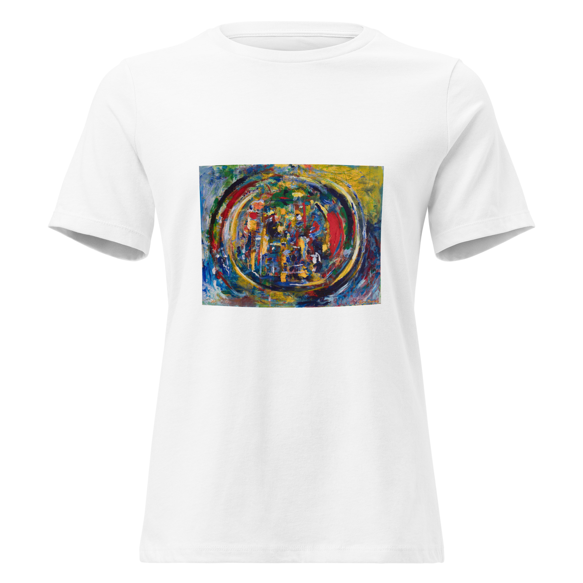 Hearts With River - Women's Crop Hoodie