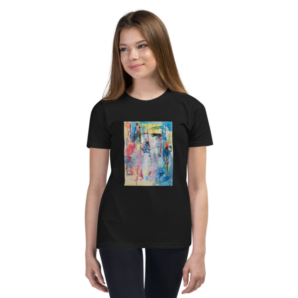 youth-staple-tee-black-front-696a5a3f4be59.jpg My Story - Youth Short Sleeve T-Shirt