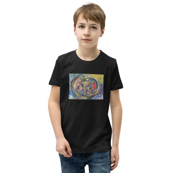 youth-staple-tee-black-front-696a6131d41ed.jpg Rebirth - Youth Short Sleeve T-Shirt