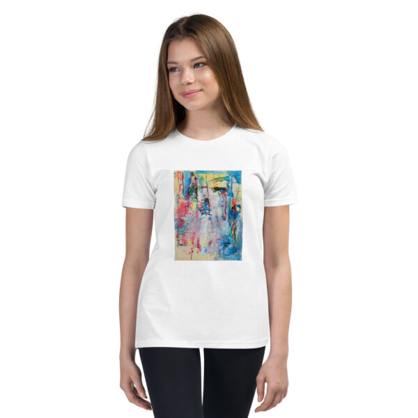 youth-staple-tee-white-front-696a5a3f4c486.jpg My Story - Youth Short Sleeve T-Shirt