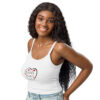 womens-micro-rib-tank-top-solid-white-blend-left-front-6983ced30dea7.jpg Hearts With River Logo - Women’s micro-rib tank top